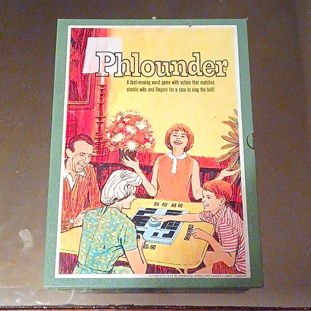 Vintage 60's Excellent Condition Phlounder Boardgame